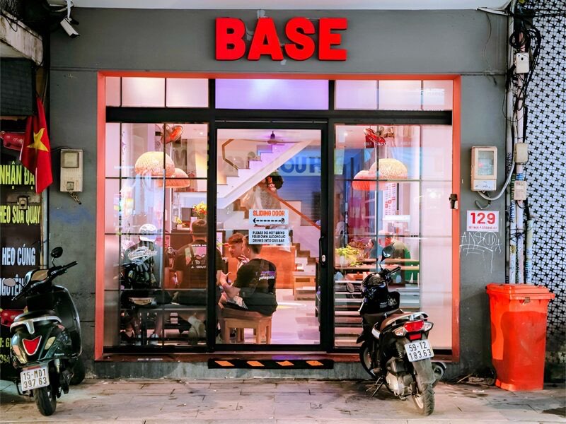 Base Backpackers common area in Ho Chi Minh City