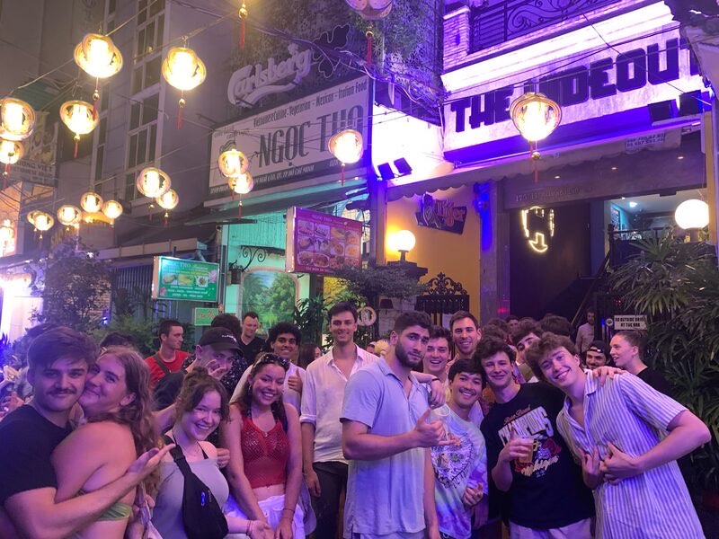 Meeting point outside The Hideout